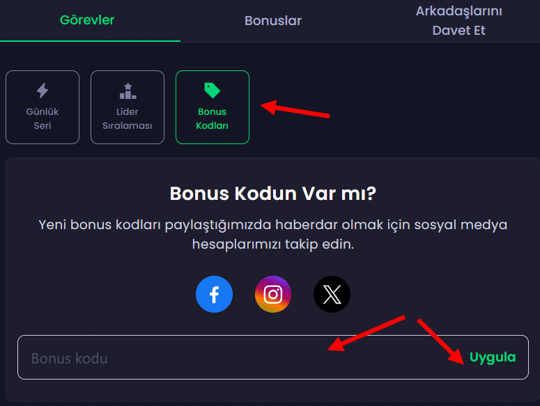 Freecash Bonus Kodları