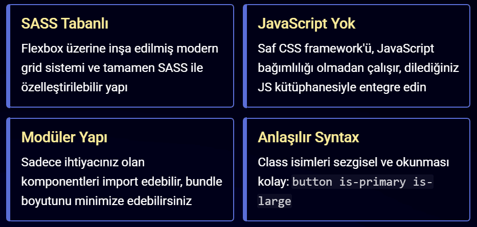 Bulma CSS