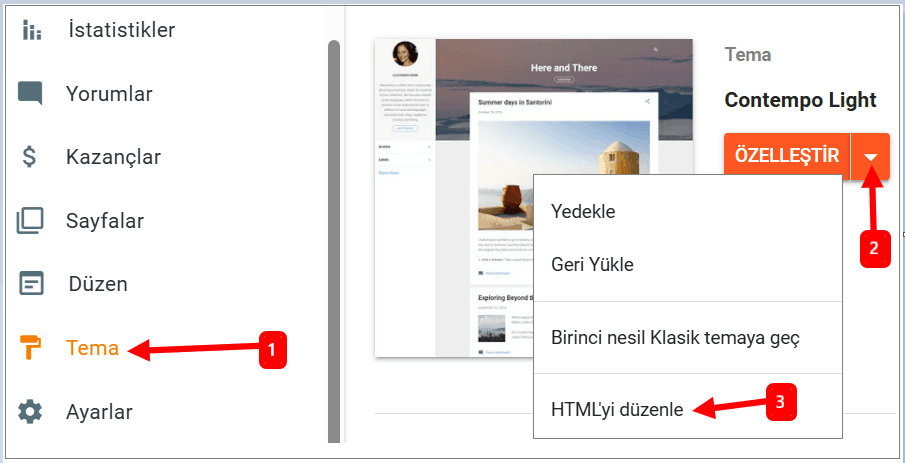 Blogger İletişim Formu Gizleme
